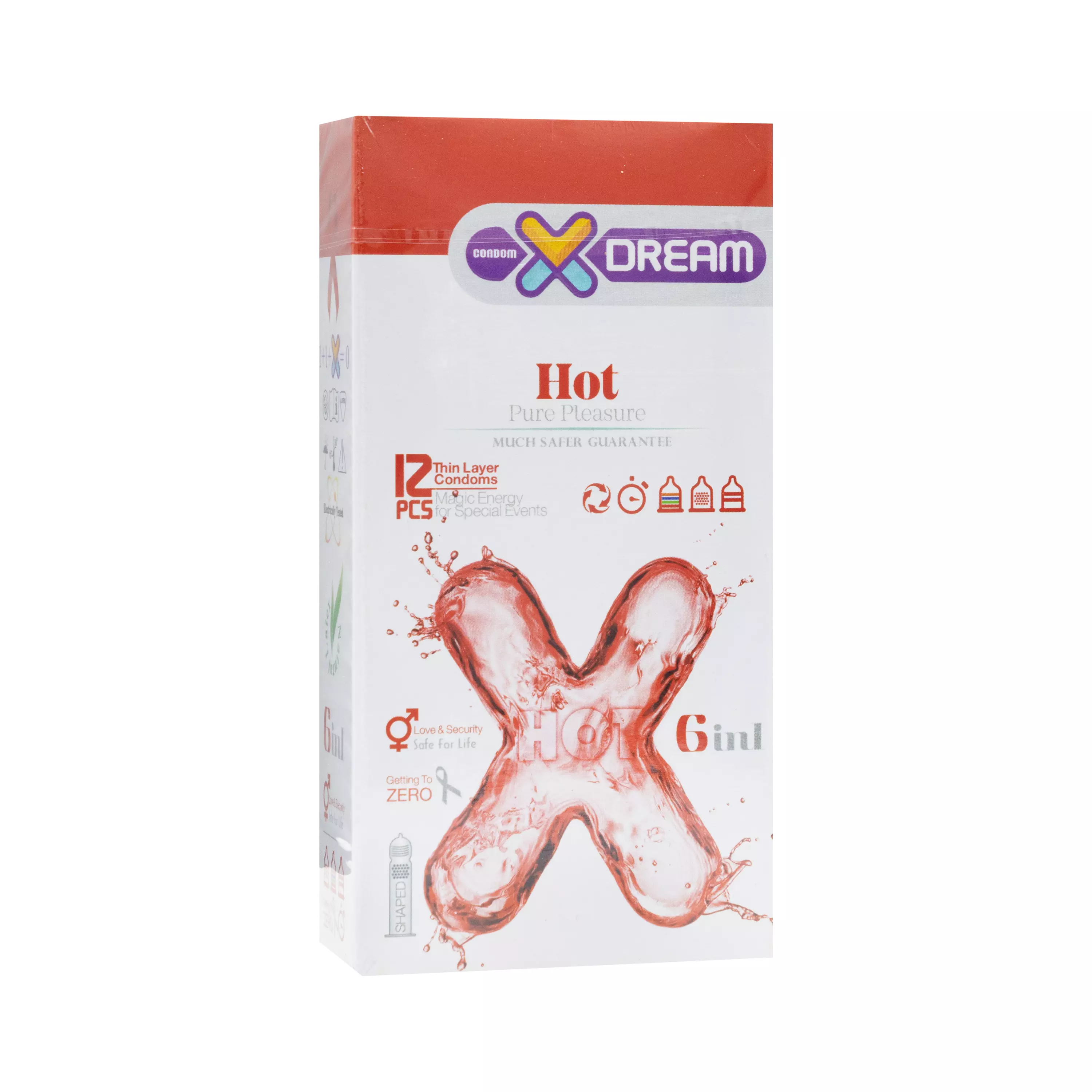 کاندوم Hot بسته 12 عددی ایکسدریم